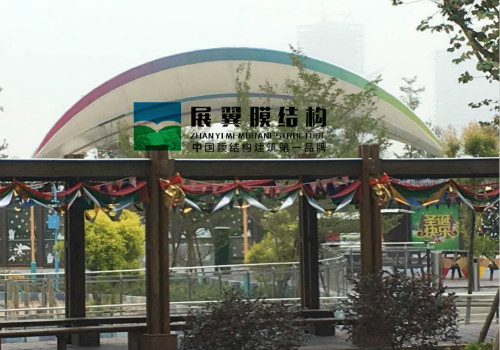 廈門海滄兒童公園張拉膜結(jié)構(gòu)看臺工程